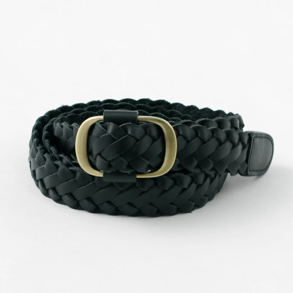 PHADUA / Sizeless Braid Leather Belt