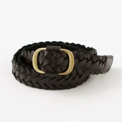PHADUA / Sizeless Braid Leather Belt