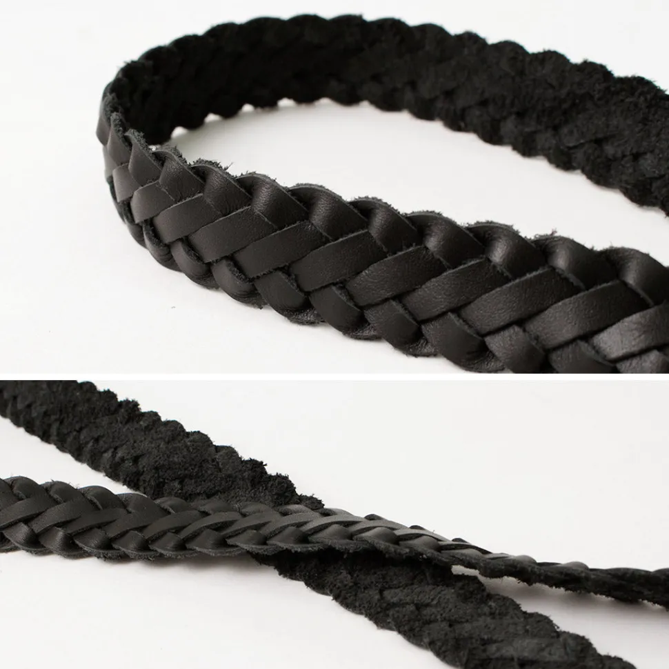 PHADUA / Sizeless Braid Leather Belt