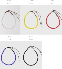 PHADUA / Solid glass bead bracelet