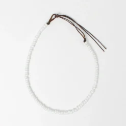 PHADUA / Solid glass bead anklet