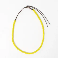 PHADUA / Solid glass bead anklet