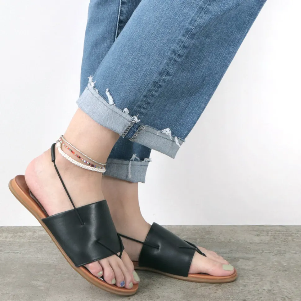 PHADUA / 2-strand waxed cord African bead anklet