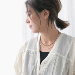 PHADUA / Tiger Eye (2mm) Cut Beads Necklace/Anklet