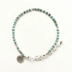 PHADUA / Turquoise and Shell Anklet