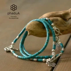 PHADUA / Turquoise Bead Bracelet