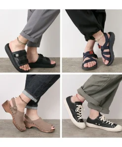 PHADUA / Wax Cord Karen Silver Tube Anklet / Bracelet / Necklace