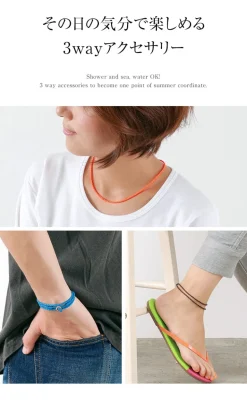 PHADUA / Wax Cord Silver Choker Necklace