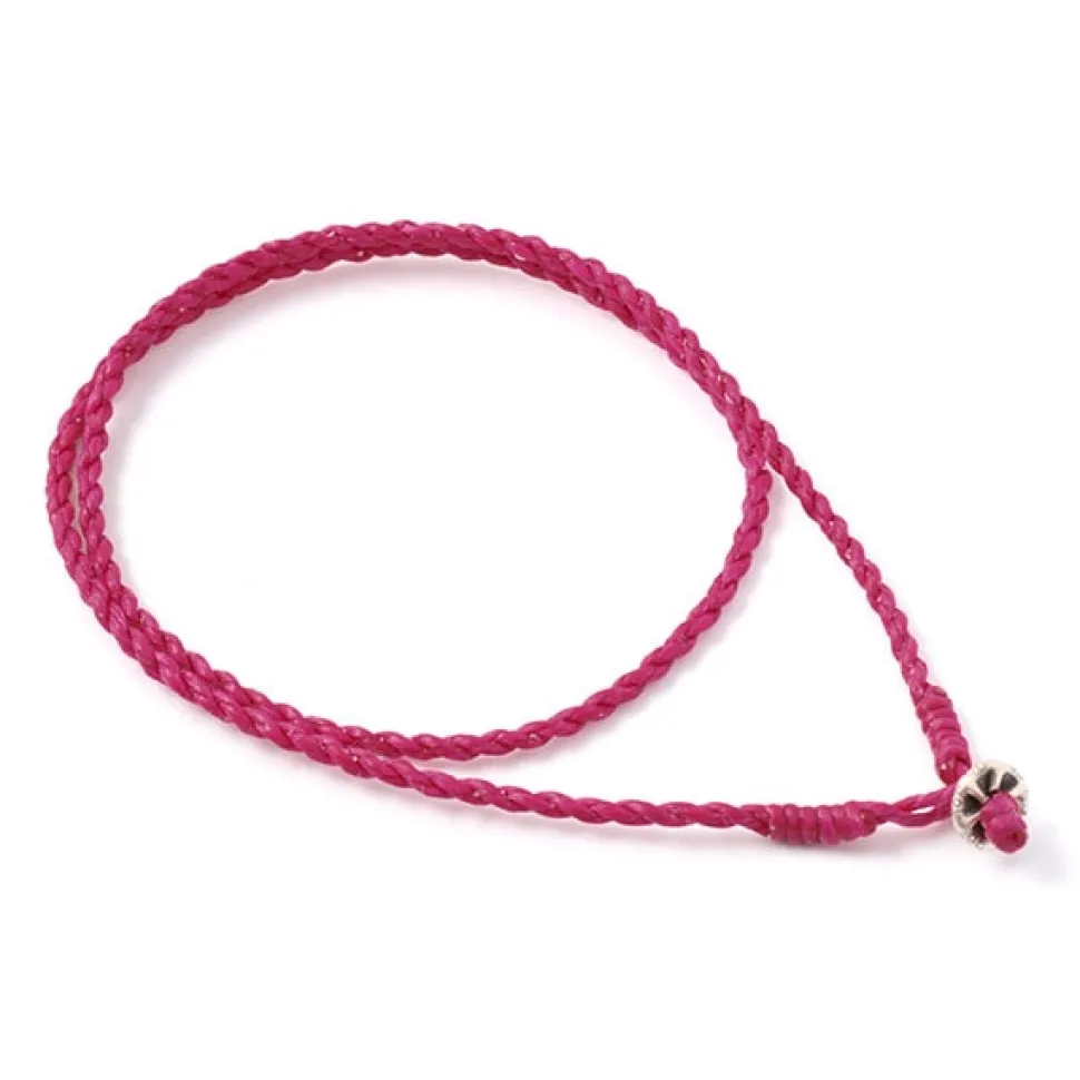 PHADUA / Wax Cord Silver Choker Necklace