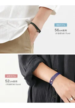 PHADUA / Wax Cord Silver Necklace