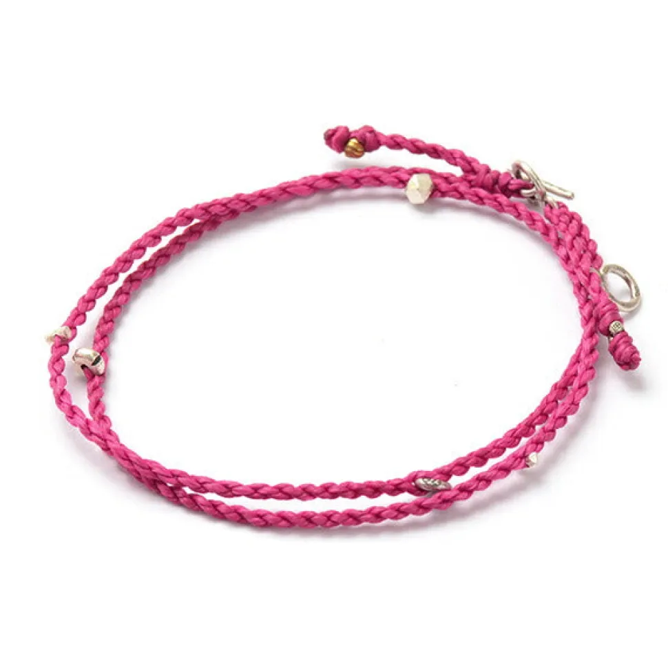 PHADUA / Wax Cord Silver Necklace