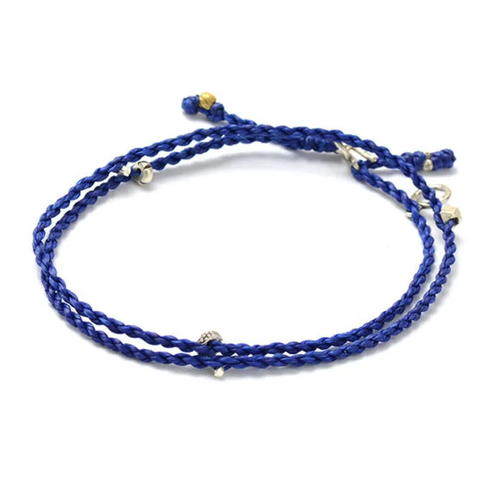 PHADUA / Wax Cord Silver Necklace