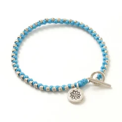 PHADUA / Wax Cord Silver Series Bracelet