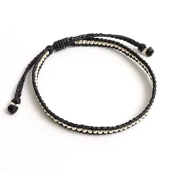 PHADUA / Wax Cord Silver Series Anklet