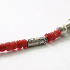 PHADUA / White Heart Antique Beads Necklace