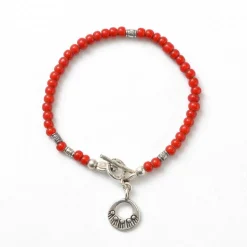 PHADUA / White Heart Bead Bracelet