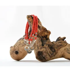 PHADUA / White Heart Bead Bracelet