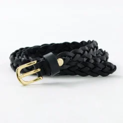 PITTI PELLE / Mesh Leather Belt 15mm width