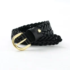 PITTI PELLE / Mesh Leather Belt 30mm width