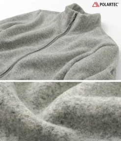 POUTNIK BY TILAK / Monk zip-up fleece jacket