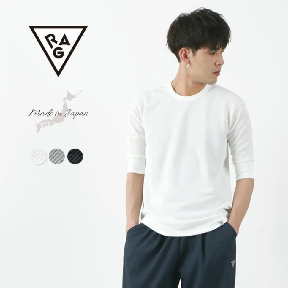 RAG / Quick Dry Waffle Flatseema Half Sleeve T-Shirt