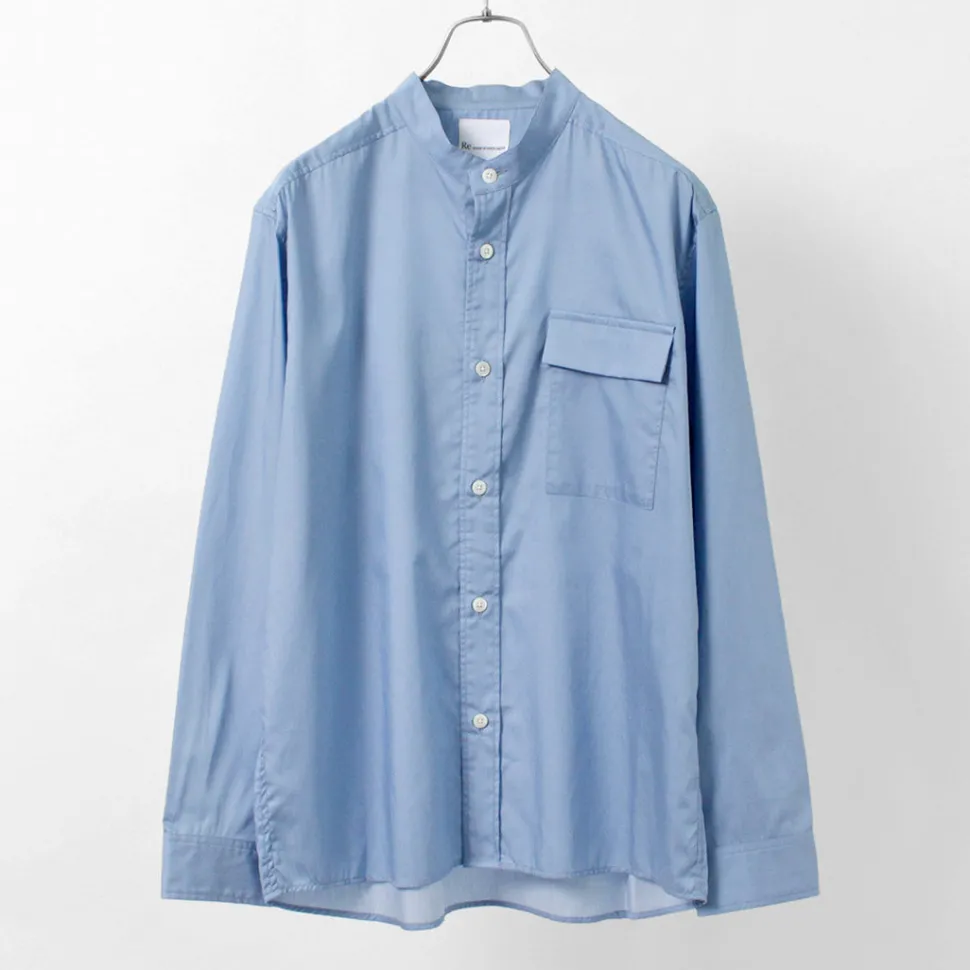 RE MADE IN TOKYO JAPAN / 200 twin yarn chambray twill CPO shirt