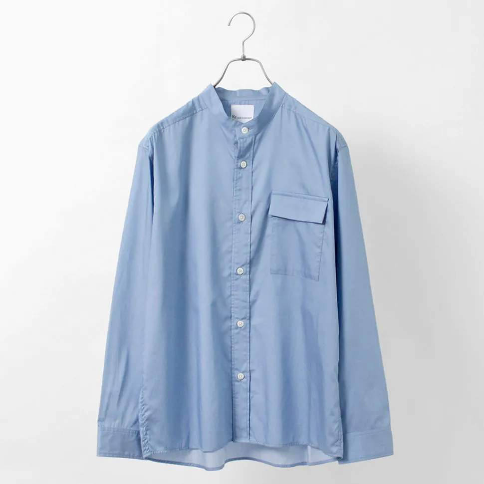 RE MADE IN TOKYO JAPAN / 200 twin yarn chambray twill CPO shirt