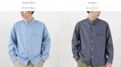 RE MADE IN TOKYO JAPAN / 200 twin yarn chambray twill CPO shirt