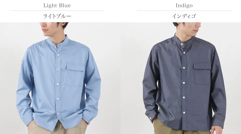 RE MADE IN TOKYO JAPAN / 200 twin yarn chambray twill CPO shirt