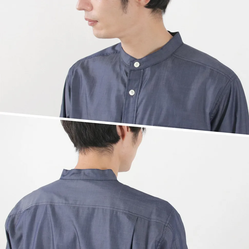 RE MADE IN TOKYO JAPAN / 200 twin yarn chambray twill CPO shirt