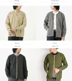 RE MADE IN TOKYO JAPAN / Cotton Nylon Crew Cardigan