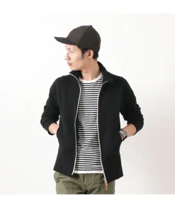 RE MADE IN TOKYO JAPAN / Classic sweatshirt stand-up collar blouson