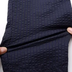 RE MADE IN TOKYO JAPAN / Coded COOLMAX seersucker ankle trousers