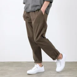 RE MADE IN TOKYO JAPAN / Coded COOLMAX seersucker ankle trousers