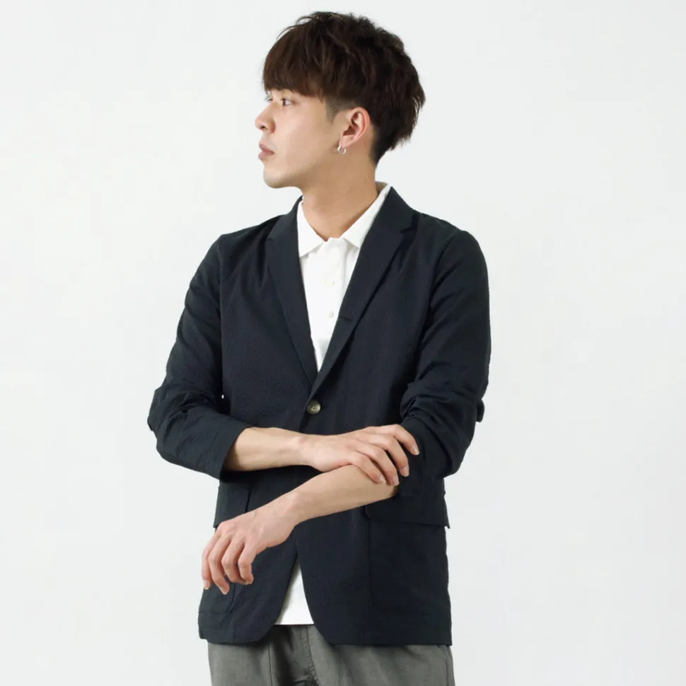 RE MADE IN TOKYO JAPAN / Coolmax seersucker jacket