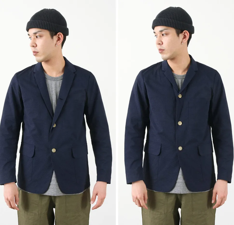 RE MADE IN TOKYO JAPAN / Coolmax seersucker jacket