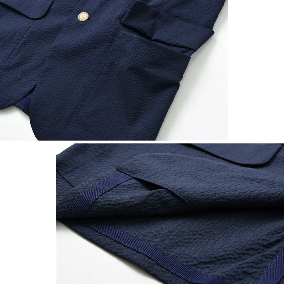 RE MADE IN TOKYO JAPAN / Coolmax seersucker jacket