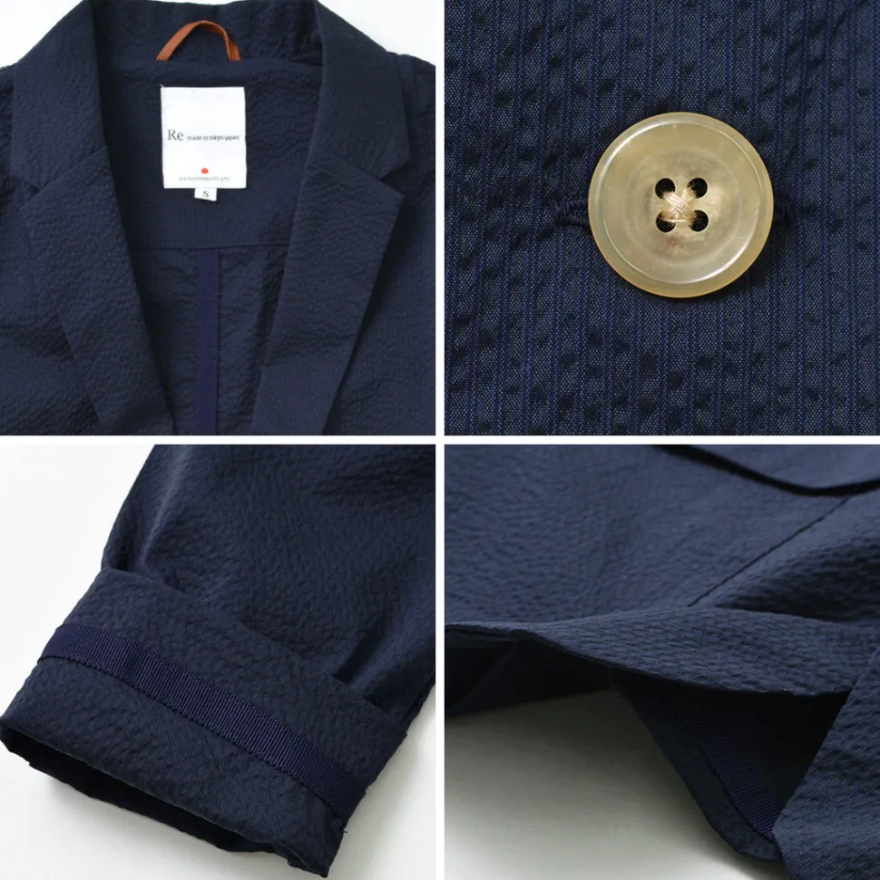 RE MADE IN TOKYO JAPAN / Coolmax seersucker jacket
