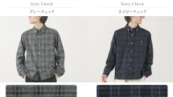 RE MADE IN TOKYO JAPAN / Craft Wool Check CPO Button Down Shirt