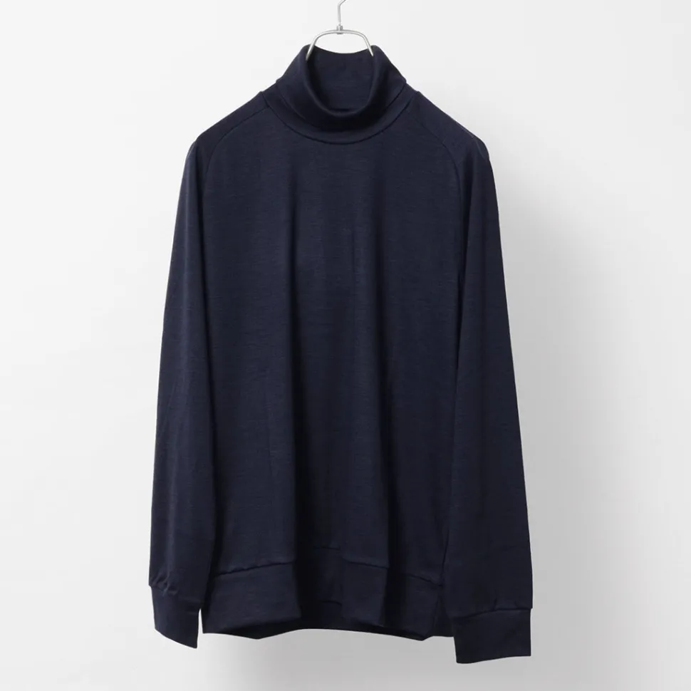 RE MADE IN TOKYO JAPAN / Dress Wool Jersey Turtleneck
