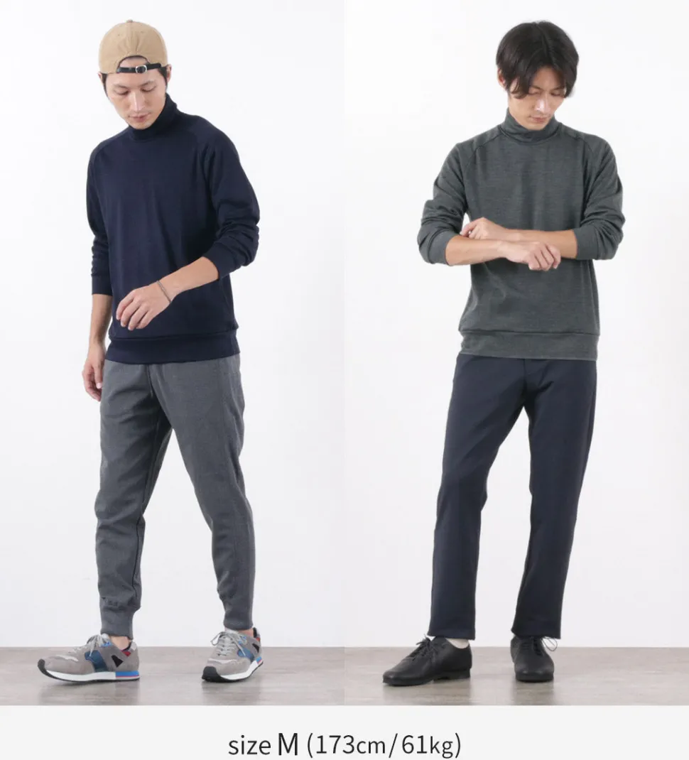 RE MADE IN TOKYO JAPAN / Dress Wool Jersey Turtleneck