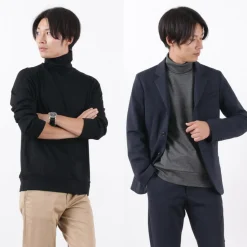 RE MADE IN TOKYO JAPAN / Dress Wool Jersey Turtleneck