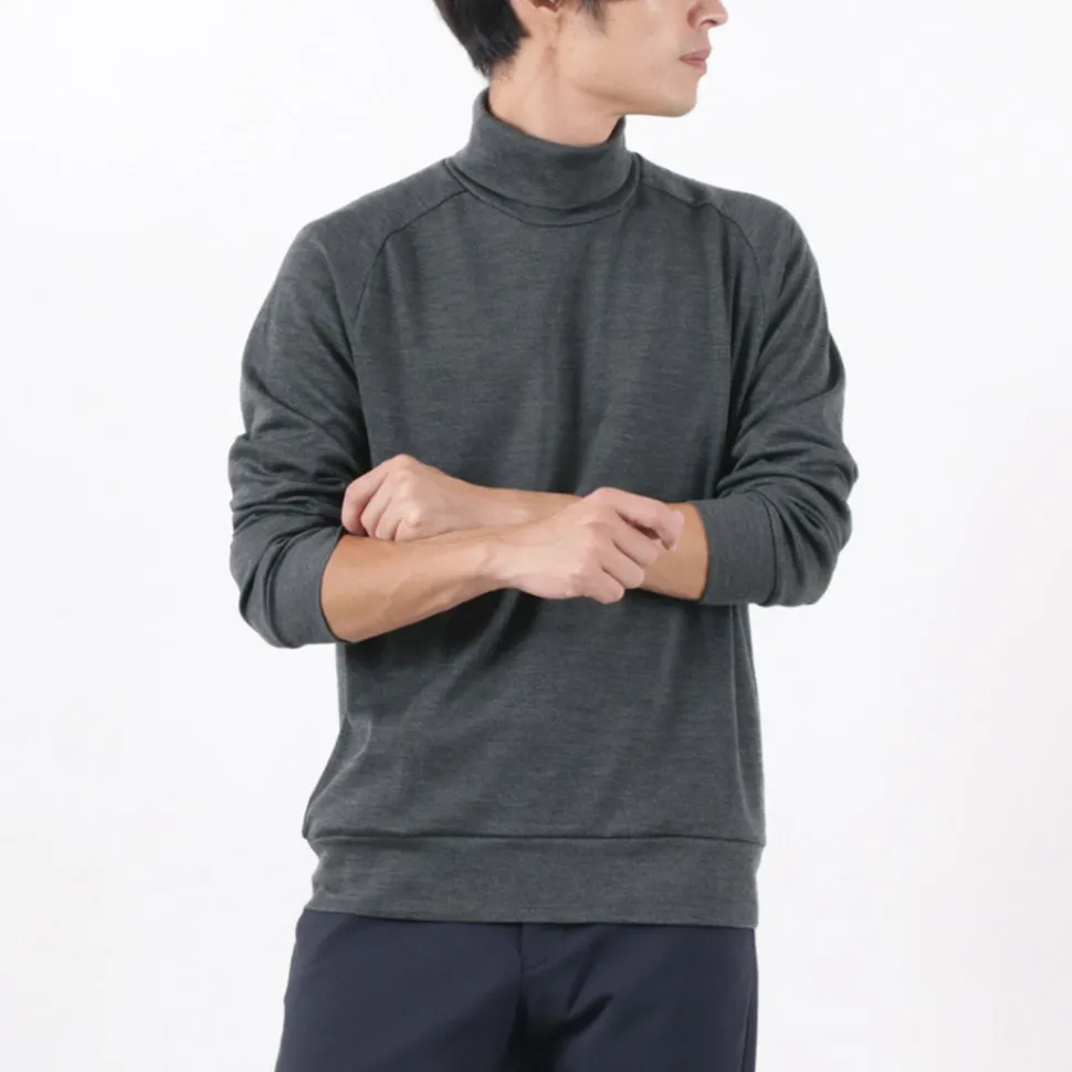RE MADE IN TOKYO JAPAN / Dress Wool Jersey Turtleneck