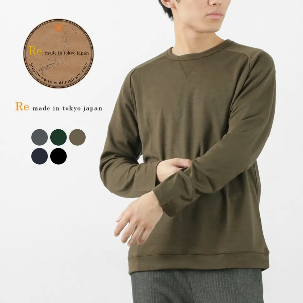 RE MADE IN TOKYO JAPAN / Dress Wool Knit Crew Neck