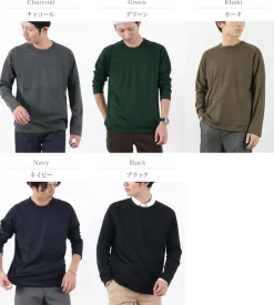 RE MADE IN TOKYO JAPAN / Dress Wool Knit Crew Neck