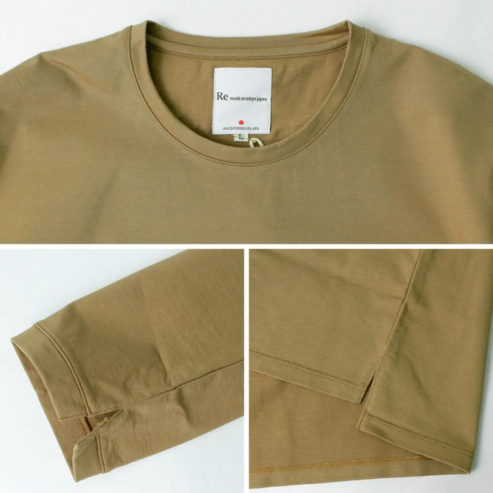 RE MADE IN TOKYO JAPAN / Dress organic T-shirt L/S