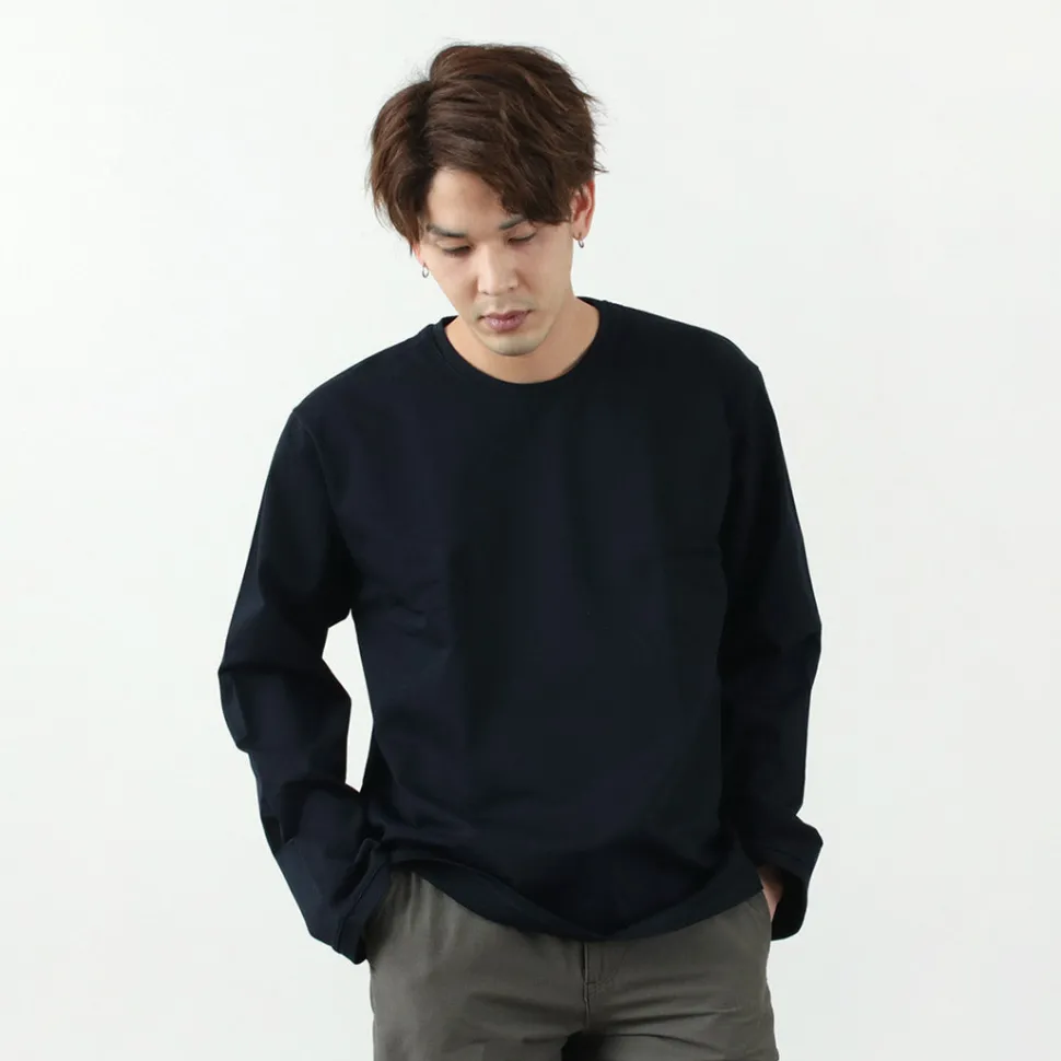 RE MADE IN TOKYO JAPAN / Dress organic T-shirt L/S