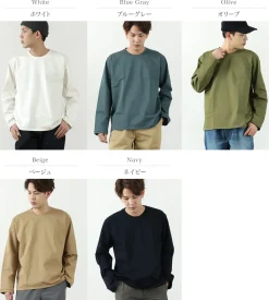 RE MADE IN TOKYO JAPAN / Dress organic T-shirt L/S