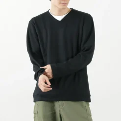 RE MADE IN TOKYO JAPAN / Dress Wool Knit V-Neck