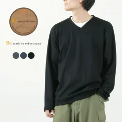 RE MADE IN TOKYO JAPAN / Dress Wool Knit V-Neck